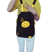 Canvas Smiley School Bag Backpack Casual Children Smile School Bags For Teenagers Womens Travel Bag Kids Mochila SM6