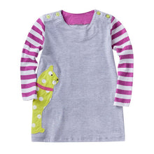 Fashion New Kids Girl Dresses Casual Cartoon Print Dress Girls Clothes SM6