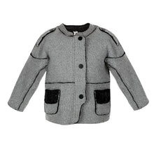 Fashion New Patchwork Velvet Jacket Unisex Kids Boys Girls Winer Warm Coat BOBORA SM6