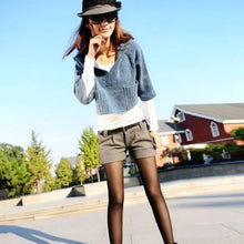 Shorts Femininos Solid Slim Casual Woolen Plus Size Warm Women Shorts SM6