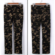 Fashion Skinny Casual Military Women Pants Camouflage Slim Overalls Army Skinny Pencil pants SM6