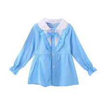 Baby Girls Blouse Little Kids Tops Long Sleeve Polka Dot Shirts 1-4 Years PY2 SM6