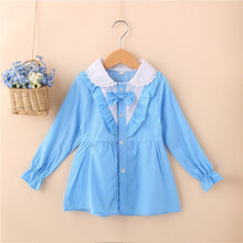 Baby Girls Blouse Little Kids Tops Long Sleeve Polka Dot Shirts 1-4 Years PY2 SM6