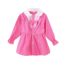 Baby Girls Blouse Little Kids Tops Long Sleeve Polka Dot Shirts 1-4 Years PY2 SM6