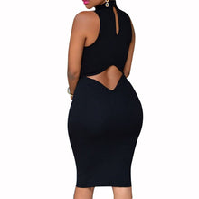 Fashion Lady Sleeveless Bodycon Bandage Dress Elastic Party Night Club Wear Dress XL SM6