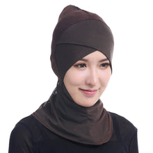 Women Lace Muslim Hijab Solid Stretch Net Cross Modal Trim Islamic Turban Head Cover Islam Wrap Hijab Caps SM6