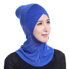 Women Lace Muslim Hijab Solid Stretch Net Cross Modal Trim Islamic Turban Head Cover Islam Wrap Hijab Caps SM6