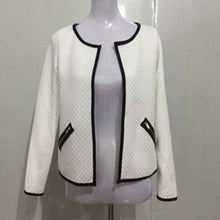 Fashion Women Open Stitch Coat Jacket Long Sleeve Casual Short Cardigan Zipper Pockets Slim Suit Outerwears Tops SM6