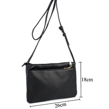 Women Shoulder Bags PU Leather Solid Zipper Fastening Messenger Bag BlackApricot Simple Basic Mobile Phone Bag SM6