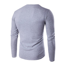 Floral T Shirts Hombre Camisa Masculina Menswear Men's Casual Slim Fit Long Sleeved O Neck T Shirts Hombre SM6