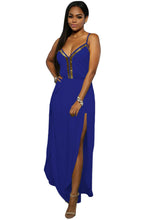 Formal Wide Leg Slit Jumpsuit  Sexy Club Party Jumpsuit Sleeveless White Rompers  Jumpsuit Long Pants SM6
