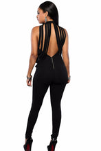 Good Stretch Tassel Black Jumpsuits For Long Pants Sleeveless Casual Long Party Jumpsuits Romper Full Bodysuits SM6