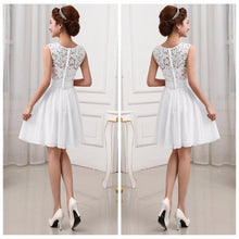 Half Long Sleeve White Chiffon Lace Stitching Long Dress Floor-Length Pleated Lace Gowns Dresses 6 Colors KF274 SM6