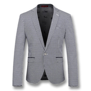 Herren Anzug Men SM6azers Jackets Coats Men's Casual Slim Fit Long Sleeved Single Button Style SM6azers Jackets SM6