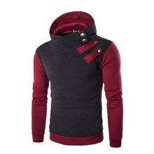 Hoodies Men Sudaderas Hombre Hip Hop Mens Brand Hoodie Hedging Oblique Zipper Sweatshirt Suit Slim Fit Men Hoody XXL SM6