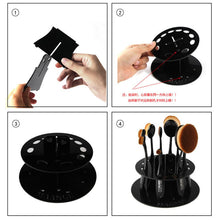 Beautiful Round Makeup Brushes Drying Holder Acrylic Portable Dry Brush Bracket Exquisite Beauty Tools SM6