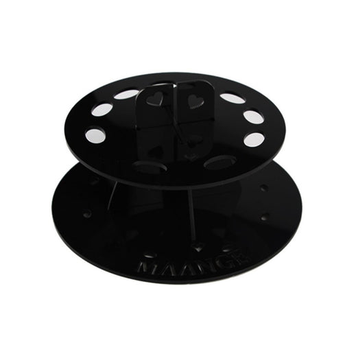 Beautiful Round Makeup Brushes Drying Holder Acrylic Portable Dry Brush Bracket Exquisite Beauty Tools SM6