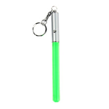 Flash Torch Lightsaber Keychain LED Light Glow Magic Wand Stick Pen Key Chains SM6