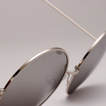Oversized Round Sunglasses Women Mirrored Lens Metal Frame Eyewear Sun Glasses Brand Designer Oculos Feminino SM6