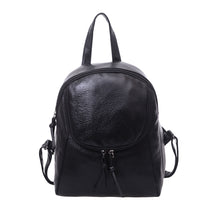 Korean PU Leather Backpack Women Zipper Mini Travel Bag Kawaii Backpacks For Teenage Girls Mochila Harajuku Rugzak SM6