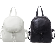 Korean PU Leather Backpack Women Zipper Mini Travel Bag Kawaii Backpacks For Teenage Girls Mochila Harajuku Rugzak SM6
