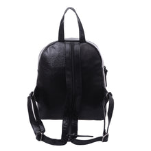 Korean PU Leather Backpack Women Zipper Mini Travel Bag Kawaii Backpacks For Teenage Girls Mochila Harajuku Rugzak SM6