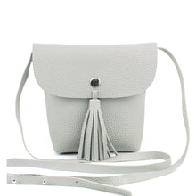 Korean Retro Women Shoulder Bag PU Leather Flap Tassel Bag Pink Stud Casual Mini Crossbody Bag Girl Phone Sling Bag SM6