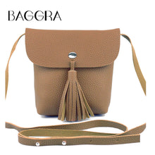 Korean Retro Women Shoulder Bag PU Leather Flap Tassel Bag Pink Stud Casual Mini Crossbody Bag Girl Phone Sling Bag SM6