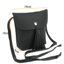 Korean Retro Women Shoulder Bag PU Leather Flap Tassel Bag Pink Stud Casual Mini Crossbody Bag Girl Phone Sling Bag SM6