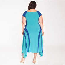 Larger Plus Size Women Sexy V Neck Bandage Body-con Long Maxi Casual Dress SM6