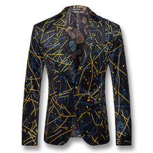 Long Sleeved Floral SM6azers Jackets Coats Dress Suits Men Casual Slim Fit Single Button Style Notched Lapel SM6azers SM6