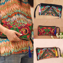 Luxury Handbags Women Bags Designer Embroidery Envelope Bag Vintage Tassel Evening Clutch Bag Purse Bolsa Feminina SM6