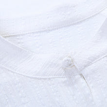 Men Chinese Style Short Sleeved Cotton Linen Shirts Men's Casual Slim Fit Shirt Camisa Hombre SM6