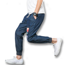 Men Printing Pencil Pants Trousers Men's Casual Slim Fit Plus Size Long Harem Pants Trousers Casual SM6