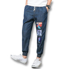 Men Printing Pencil Pants Trousers Men's Casual Slim Fit Plus Size Long Harem Pants Trousers Casual SM6