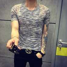 Tough Men Style T Shirts Hombre Tees Tops Camisa Masculina Men's Casual Slim Fit Short Sleeved T Shirt SM6