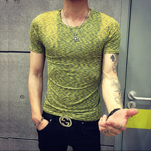 Tough Men Style T Shirts Hombre Tees Tops Camisa Masculina Men's Casual Slim Fit Short Sleeved T Shirt SM6