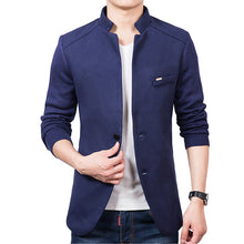 Men SM6azers and Jackets Jaqueta Masculina Cardigans Men's Casual Slim Fit Long Sleeved SM6azers Veste Homme Jackets SM6