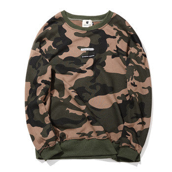 Men Camouflage T Shirts Tees Sweatshirts Camisa Masculina Men's Causal Slim Fit O Neck Long Sleeved T Shirts Hombre SM6
