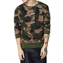 Men Camouflage T Shirts Tees Sweatshirts Camisa Masculina Men's Causal Slim Fit O Neck Long Sleeved T Shirts Hombre SM6