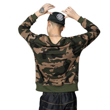 Men Camouflage T Shirts Tees Sweatshirts Camisa Masculina Men's Causal Slim Fit O Neck Long Sleeved T Shirts Hombre SM6
