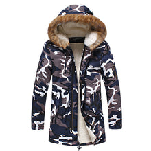 Men Camouflage Veste Homme Jackets Jaqueta Masculina Men's Casual Slim Fit Padded Cotton Hooded Jackets SM6