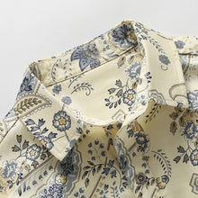 Men Casual Shirts Men's Slim Fit Large Size Long Sleeved Shirts Camisa Masculina Camisa Hombre Floral Shirts SM6