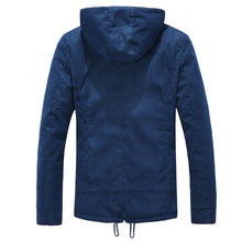 Men Coat Jacket Parkas Windbreaker Men's Casual Slim Fit Thickening Cotton Coat Plus Velvet Trench Coat Men SM6