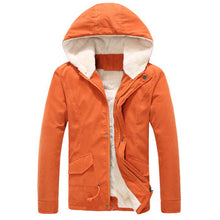Men Coat Jacket Parkas Windbreaker Men's Casual Slim Fit Thickening Cotton Coat Plus Velvet Trench Coat Men SM6