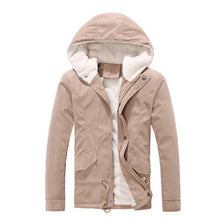 Men Coat Jacket Parkas Windbreaker Men's Casual Slim Fit Thickening Cotton Coat Plus Velvet Trench Coat Men SM6