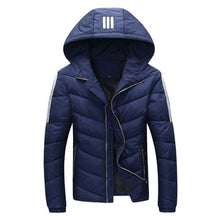 Men Cotton Coat Jacket Down Coat Men's Casual Slim Fit Thickening Cotton Down Coat Jacket Parkas Trench Coat SM6