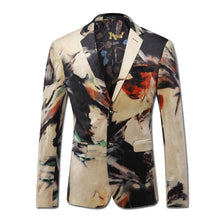 Men Floral Casual SM6azers Nightclub Party Dress Suits Formal Terno Masculino Veste De Loisir Men's Slim Fit SM6azers SM6