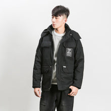 Men Jackets and Coats Jaqueta Masculina Men's Casual Slim Fit Padded Cotton Hooded Veste Homme Jackets SM6