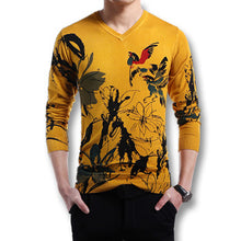 Men Knitted Wool Sweaters and Pullovers Men's Casual Slim Fit Large Size Long Sleeved Wool Sweaters and Pullovers SM6